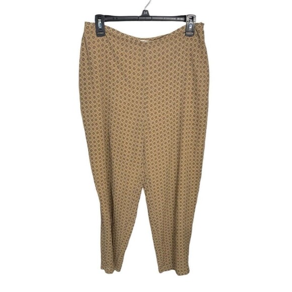 346 Brooks Brothers Silk Pants‎ Womens’s Size Medium Geometric Flowy Boho - Picture 1 of 3